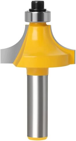 Jinchao-Router bits, 8mm Shank Corner Round Over Router Bit with Bearing Milling Cutter for Wood Woodwork Tungsten Carbide, for Home DIY (Cutting Edge Length : 8X22) in Kuwait