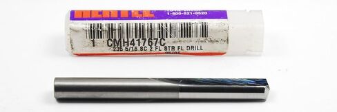 .3017 (miked) x .302 (miked) shank dia تم تغييره بوضوح من 5/16 (ملحوظ) كربيد الصلبة 2 مستقيمة الفلوت in Kuwait