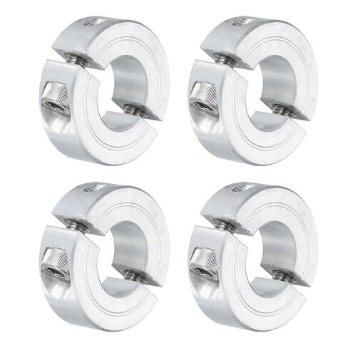 UXCELL 4PCS تقسيم مزدوج تقسيم CLAMP-ON عمود عمود 5/8 "عمود ، طوق لقطتين من قطع 1-5/16" OD ، 7/16 " in Saudi Arabia