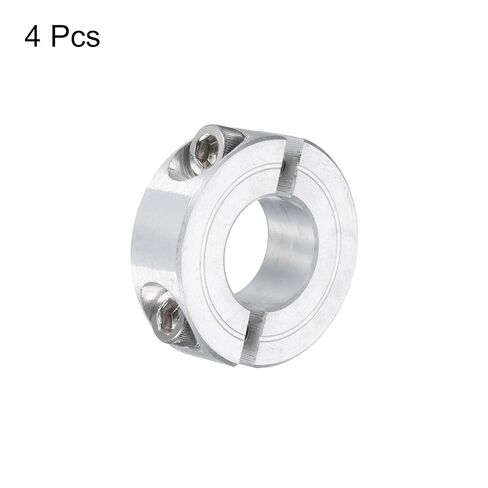 UXCELL 4PCS تقسيم مزدوج تقسيم CLAMP-ON عمود عمود 5/8 "عمود ، طوق لقطتين من قطع 1-5/16" OD ، 7/16 " in Saudi Arabia