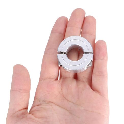 UXCELL 4PCS تقسيم مزدوج تقسيم CLAMP-ON عمود عمود 5/8 "عمود ، طوق لقطتين من قطع 1-5/16" OD ، 7/16 " in Saudi Arabia