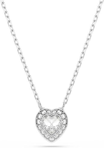 Swarovski Ariana Grande Crystal and Pearl Necklace in Rhodium Finish - Part of the Ariana Grande x Capsule Collection in Saudi Arabia
