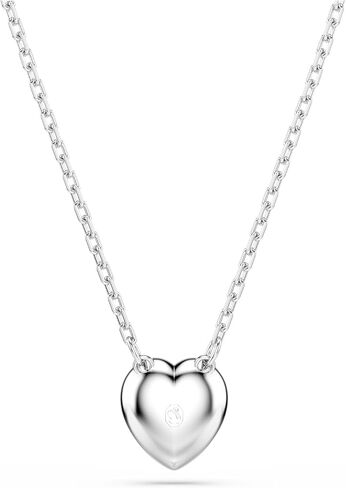 Swarovski Ariana Grande Crystal and Pearl Necklace in Rhodium Finish - Part of the Ariana Grande x Capsule Collection in Saudi Arabia