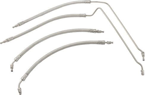 4PCS طاقة طاقة طاقة تميل الأسطوانات هي مجموعة خرطوم هيدروليكي للزئبق mercruiser r mr alpha one ، من أجل Bravo I III X ، من أجل XR XZ Sterndrives # 32-99904Q 32-864588 32-864589 in Kuwait