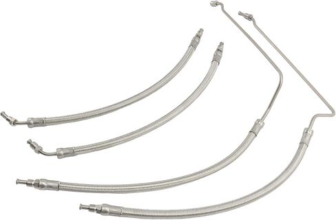 4PCS طاقة طاقة طاقة تميل الأسطوانات هي مجموعة خرطوم هيدروليكي للزئبق mercruiser r mr alpha one ، من أجل Bravo I III X ، من أجل XR XZ Sterndrives # 32-99904Q 32-864588 32-864589 in Kuwait