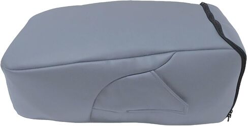 NLQR Center Console Lid Cover, Replacement Armrest Cover, Jump Seat Console Armrest Protective Cover,Microfiber Leather Black Compatible with Chevy Silverado Suburban Tahoe Avalanche GMC Sierra Yuk in Saudi Arabia