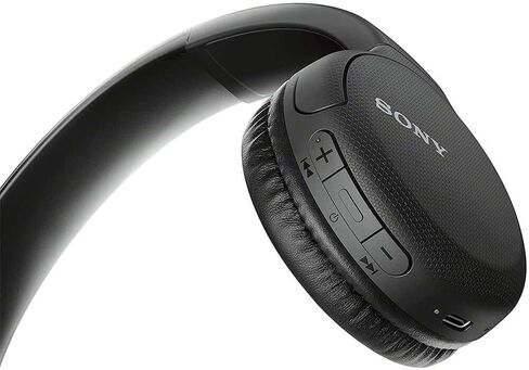 Sony Wireless Headphones WH-CH510: Wireless Bluetooth On-Ear Headset with Mic for phone-call, Blue in Saudi Arabia