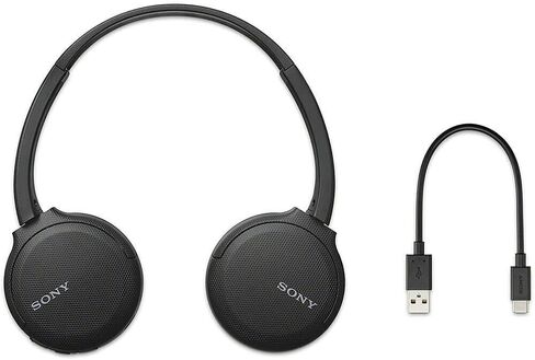 Sony Wireless Headphones WH-CH510: Wireless Bluetooth On-Ear Headset with Mic for phone-call, Blue in Saudi Arabia