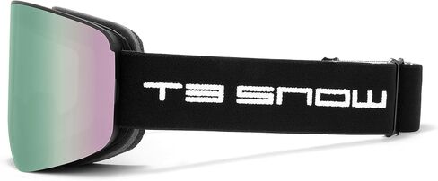 Ski Goggles, Universal Fit, Magnetic Interchangeable Lens, Anti-Fog, UV Protection in Saudi Arabia