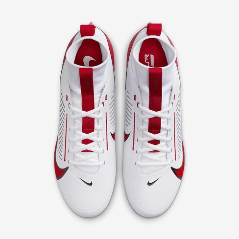 Nike Vapor Edge Pro 360 2 (Team Bank) Men Football Cleats (FQ4044-105 ، White/Black/University Red) Size 8.5 in Saudi Arabia