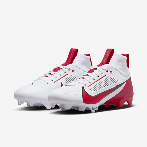 Nike Vapor Edge Pro 360 2 (Team Bank) Men Football Cleats (FQ4044-105 ، White/Black/University Red) Size 8.5 in Saudi Arabia