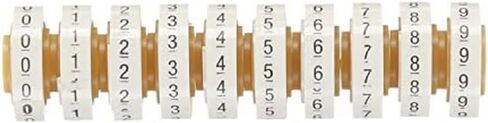 3M Scotchcode Wire Marker Tape Refill Roll, SDR-0-9, 10 Rolls, Numbering 0 thru 9 in Saudi Arabia