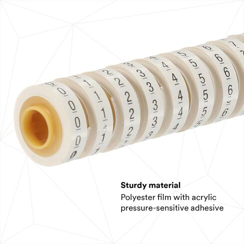 3M Scotchcode Wire Marker Tape Refill Roll, SDR-0-9, 10 Rolls, Numbering 0 thru 9 in Saudi Arabia