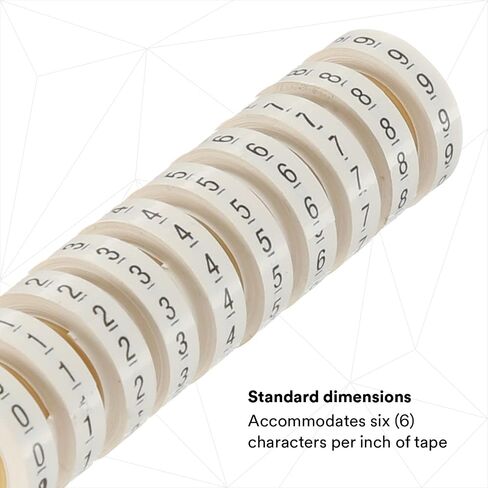 3M Scotchcode Wire Marker Tape Refill Roll, SDR-0-9, 10 Rolls, Numbering 0 thru 9 in Saudi Arabia