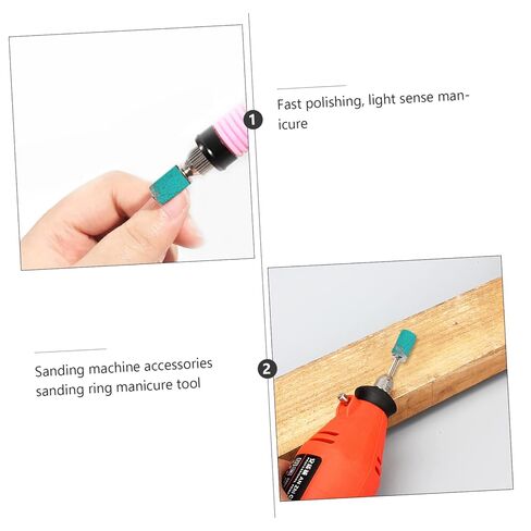 didiseaon 100pcs إكسسوارات الأظافر رمل الأظافر حلقة مريحة لمسة حماية الجلد حلقة كاشف in Kuwait