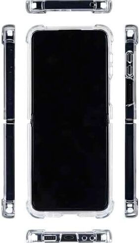 حالة Skinit Clear Phone Case متوافقة مع Galaxy Z Flip5 5G - تصميم NFL Philadelphia Eagles المرخص رسميًا in Saudi Arabia