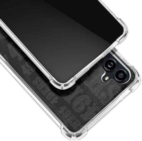 Skinit Clear Phone Case متوافق مع Galaxy A54 5G - NFL San Franciso 49ers بالأبيض والأسود تصميم in Saudi Arabia