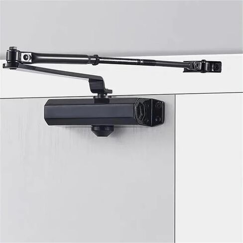 Hydraulic Buffer Automatic Door Closer 25KG to 85KG Adjustable Speed Positioning Door Closing Equipment Metal Spring Buffer(L-Automatic Payment) in Saudi Arabia