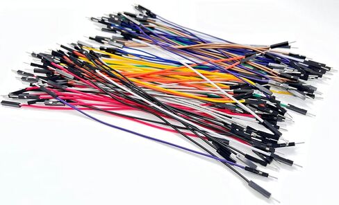 الأسلاك من الذكور إلى الذكور 100pcs ، 15 سم 24Awg ، 10 ألوان ، الأسلاك اللوحة للأردوينو ، ESP32 ، ESP8266 ، Raspberry PI ، DIY الإلكترونيات والنماذج الأولية in Saudi Arabia