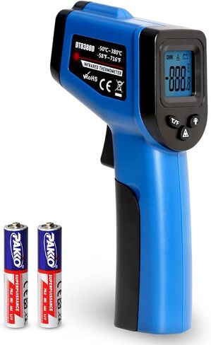 Seentech DT8380BH مقياس حرارة الأشعة تحت الحمراء الصناعية -اختبار درجة حرارة غير الاتصال للاستخدام المطبخ والصناعي ، -50 درجة مئوية إلى 380 درجة مئوية ، دقة عالية مع استهداف الليزر (DT8550DH) in Kuwait