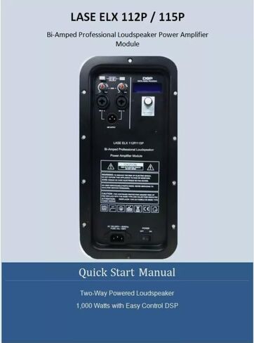 وحدة مكبر صوت Lase Electro Voice مخصصة لمكبر صوت EV EV ELX112P/115P W/DSP (110 فولت) in Saudi Arabia