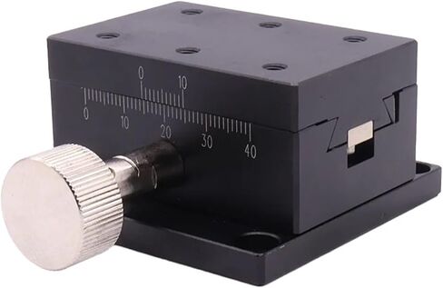Micrometer Sliding Table X Axis LWX4060 Manual Dovetail Groove Guided Displacement Platform knob Slide Table in Saudi Arabia