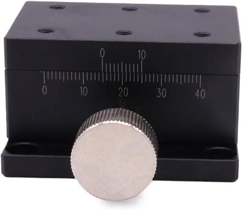 Micrometer Sliding Table X Axis LWX4060 Manual Dovetail Groove Guided Displacement Platform knob Slide Table in Saudi Arabia