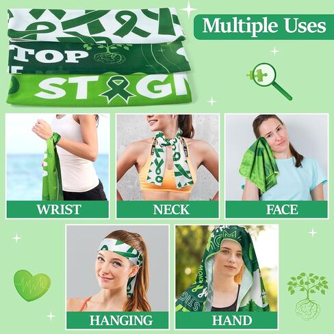 R Horse 12pcs مناشف تبريد المشجعين - 40 "x12" مناشف ميكروفيات ميكروفيات باردة للتنفس للعنق والرأس ، هدايا الهتاف الرياضية للهيئة الرياضية للهتاف تدريب كرة السلة لكرة السلة لكرة القدم in Saudi Arabia