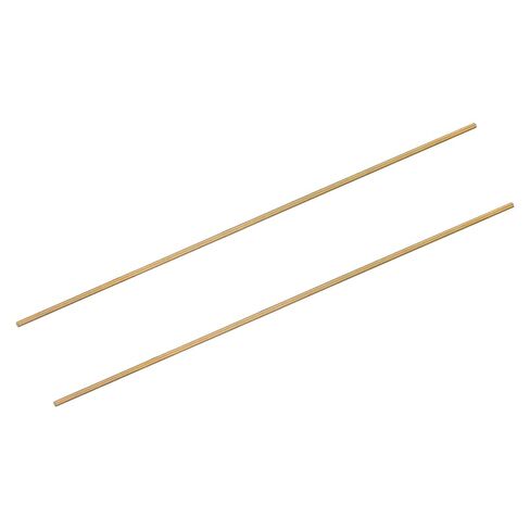 uxcell 2Pcs M3-0.5x250mm Fully Threaded Rods, Threaded Rods Bar Studs, Brass Long Thread Screws Hardware for U-Bolts, Anchors, Clamps, Hangers, Brass in Saudi Arabia