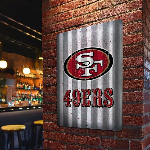 Rico Industries NFL Football 12" X 16" Tin Metal Roof Sign Home Décor For Sports Fan in Saudi Arabia