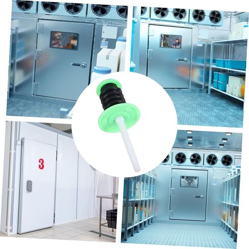 AmoSfun 3hole الطوارئ قضيب الدفع لآلية إطلاق سلامة الباب الباردة آلية تخزين البرد قفل الباب in Saudi Arabia