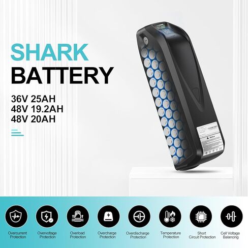 20Ah 17.5Ah 13Ah Ebike Battery - 48V 36V Bike Battery for 0-1500W Electric Bike Kit, for BAFANG Voilamart AW Ebikeling Pexmor L-Fater Conversion Kit, Batteries for Mid Drive Kit & Hub Motor in Kuwait