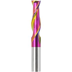 6mm 8mm 10mm Shank Milling Cutter 2 Flute Router Bit 1-12mm Tungsten Carbide End Mill HRC 45 CNC Machine Milling Tools CNC Milling Bit(TiCN Coated,4xD4x10x50L) in Saudi Arabia
