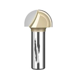 6.35mm 12.7mm Shank Carbide Round Bottom Groove Milling Cutter Radius Ball Nose Woodworking Router Bit Semi-Circular CNC Bit(12.7x28.6) in Saudi Arabia