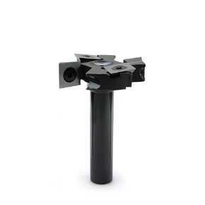 6.35/8/12mm Shank CNC Spoilboard Surfacing Router Bit 2+2-Flutes Wood Planer Bit Insert Carbide Slab Flattening Milling Cutter(6.35X25.4mm no Parts) in Kuwait