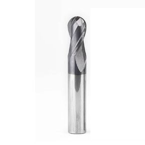 HRC50 2 Flutes Ball Nose End Mill Tungsten Carbide Cutter CNC Router Bit Milling Tool Cutting Tools R0.5 1mm 2mm 3mm 4mm 6mm(R1X4DX50L-2T) in Saudi Arabia