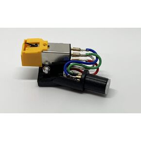Pfanstiehl Headshell, Yellow Conical mount cartridge, needle, stylus for REALISTIC LAB 290, LAB 395, LAB 430, LAB 440, LAB 450 in Saudi Arabia