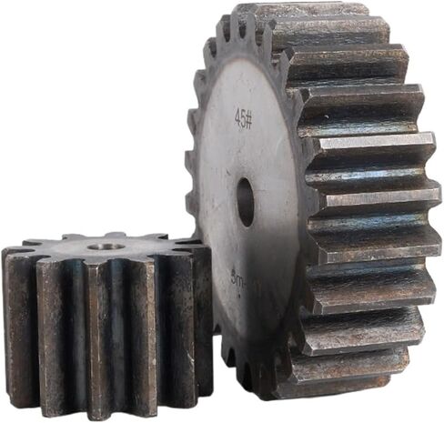 التروس الحلزوني الصناعي 1PCS 5 Mod Spur Gear 10/11/12/13/14/15 سمك الأسنان 40 مم 5 أمتار ترس النقل الكربوني (الحجم: 14 أسنان) in Kuwait