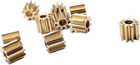 التروس الحلزونية الصناعية 10pcs 0.5m 9t ترس النحاس الصغيرة 1.5/2 مم قطر (الحجم: 2 مم) in Saudi Arabia