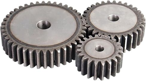 Industrial helical Gear 4 Mod Spur Gear Flat Gear10/11/12/13/14/15/16/17/18/19/20/23/24Teeth Thickness 35mm Carbon Steel Transmission Pinion Gear (Size : 4M 24T) in Saudi Arabia