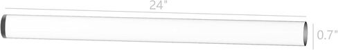 FixTuredisplays® 18mm (الاسمية 3/4 ") قطر × 24" طويل القضيب القضيب الزبلي الزجاجي الطويل قضبان واضحة شفافة لوكيت لوكيل DIY 10131-24 "-4pk-NPF in Saudi Arabia