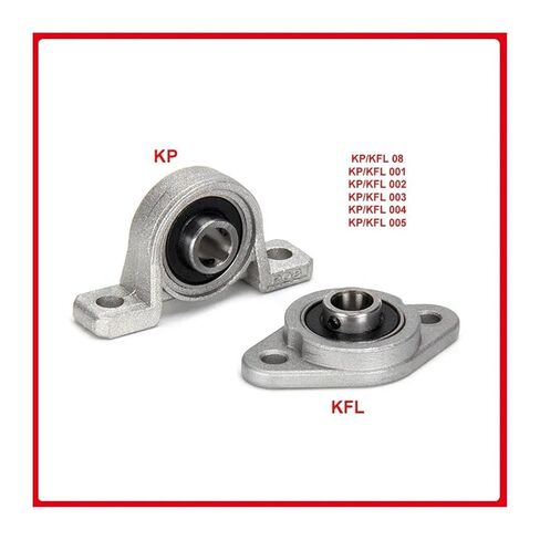 1pcs سبيكة الزنك مع مقعد 8 10 12 15 17 30 35mm وسادة كتلة مثبتة على دعم KP08 KFL08 KP001 KP002 KFL001 (KP002 15MM) in Kuwait