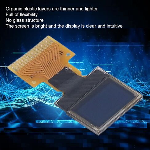 4Pcs OLED Display Module, 0.42in Organic Light Emitting Diode Display Module SSD1315 SPI IIC Interface 16Pin White Display Module for DIY Electronic Components in Saudi Arabia