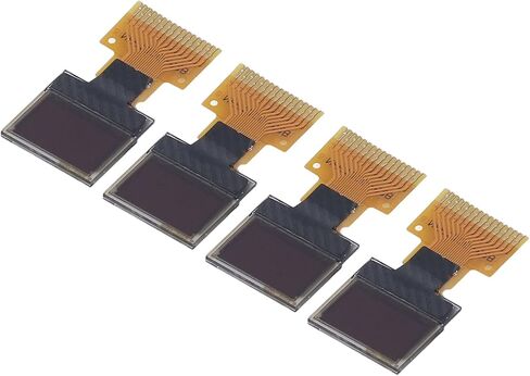 4Pcs OLED Display Module, 0.42in Organic Light Emitting Diode Display Module SSD1315 SPI IIC Interface 16Pin White Display Module for DIY Electronic Components in Saudi Arabia