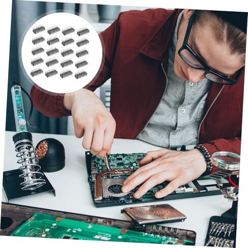 Amosfun CD4066BE Quad Bilateral IC Chip DIP-14 Pin 20pcs Logic Gates for Breadboard Projects Low Noise Design Suitable for Electronics Enthusiasts in Saudi Arabia