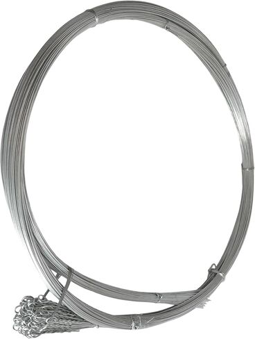 100 Roll Bailing Wire (2mm), 14ft Galvanized Steel Wire Bulk, Bendable Rebar Wires, baling Wires, for Packaging Tie Cardboard, Paper, Textiles, Plastics in Saudi Arabia