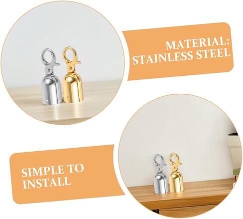 doitool 4pcs سدادة سدادة Cap Cap Hooks Snap Hook End التجهيز in Saudi Arabia