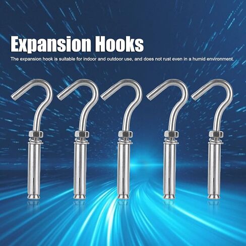 304 Stainless Steel Opening Expansion Hook, Wear Resistant Anti Rust Hook for Concrete Wall (M6) in Saudi Arabia