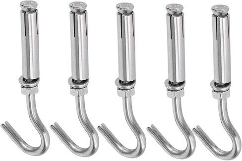 304 Stainless Steel Opening Expansion Hook, Wear Resistant Anti Rust Hook for Concrete Wall (M6) in Saudi Arabia