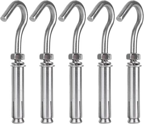 304 Stainless Steel Opening Expansion Hook, Wear Resistant Anti Rust Hook for Concrete Wall (M6) in Saudi Arabia